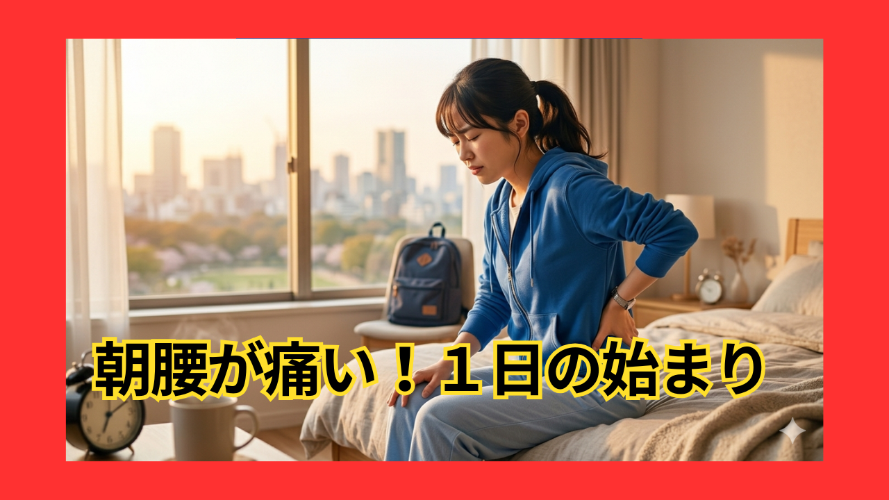 朝腰が痛い！足の専門家が解説 画像