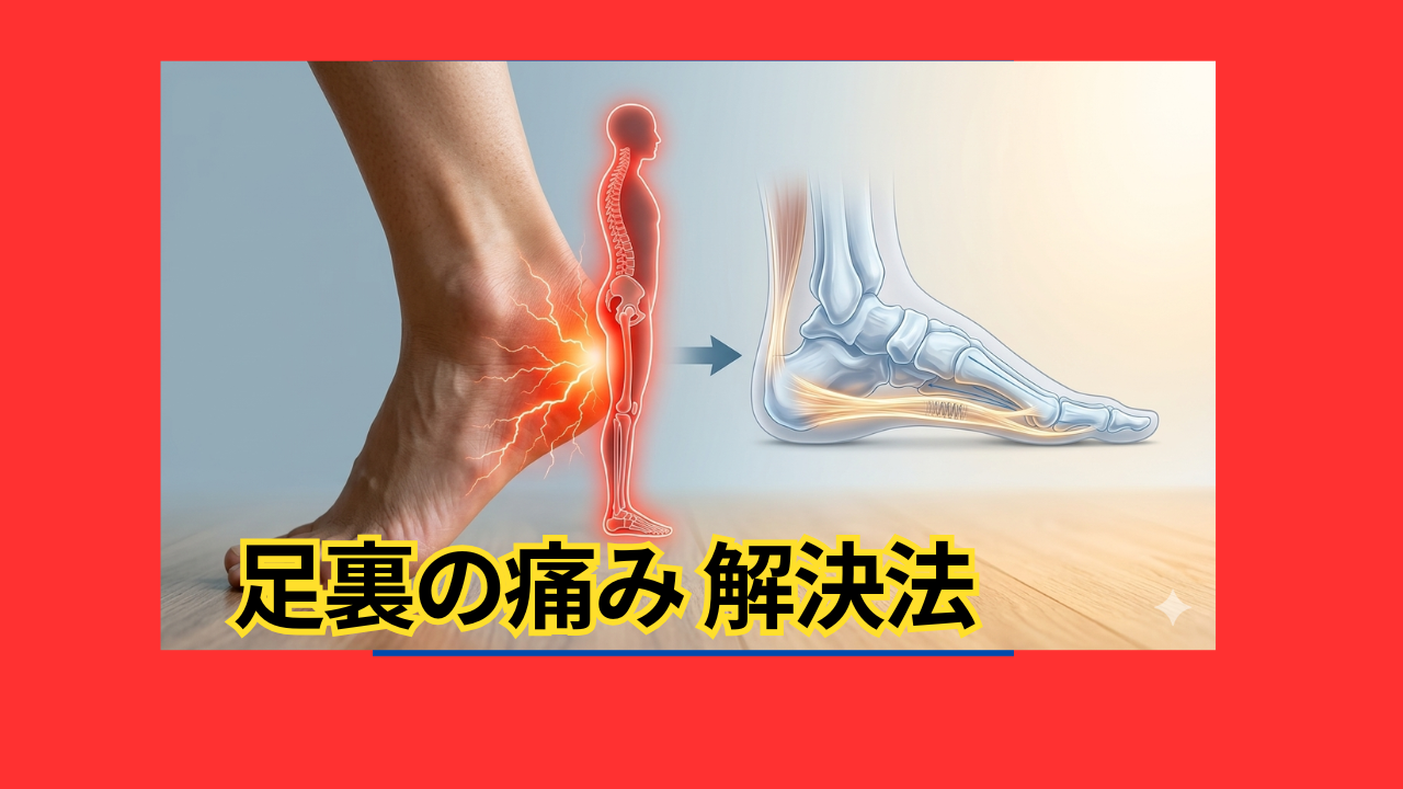 朝の一歩目が痛い…その正体は「足底筋膜炎」かもしれません 画像